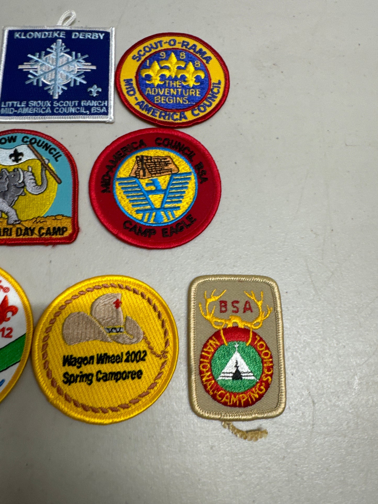 BSA Mixed Lot of 10 Patches Lot I