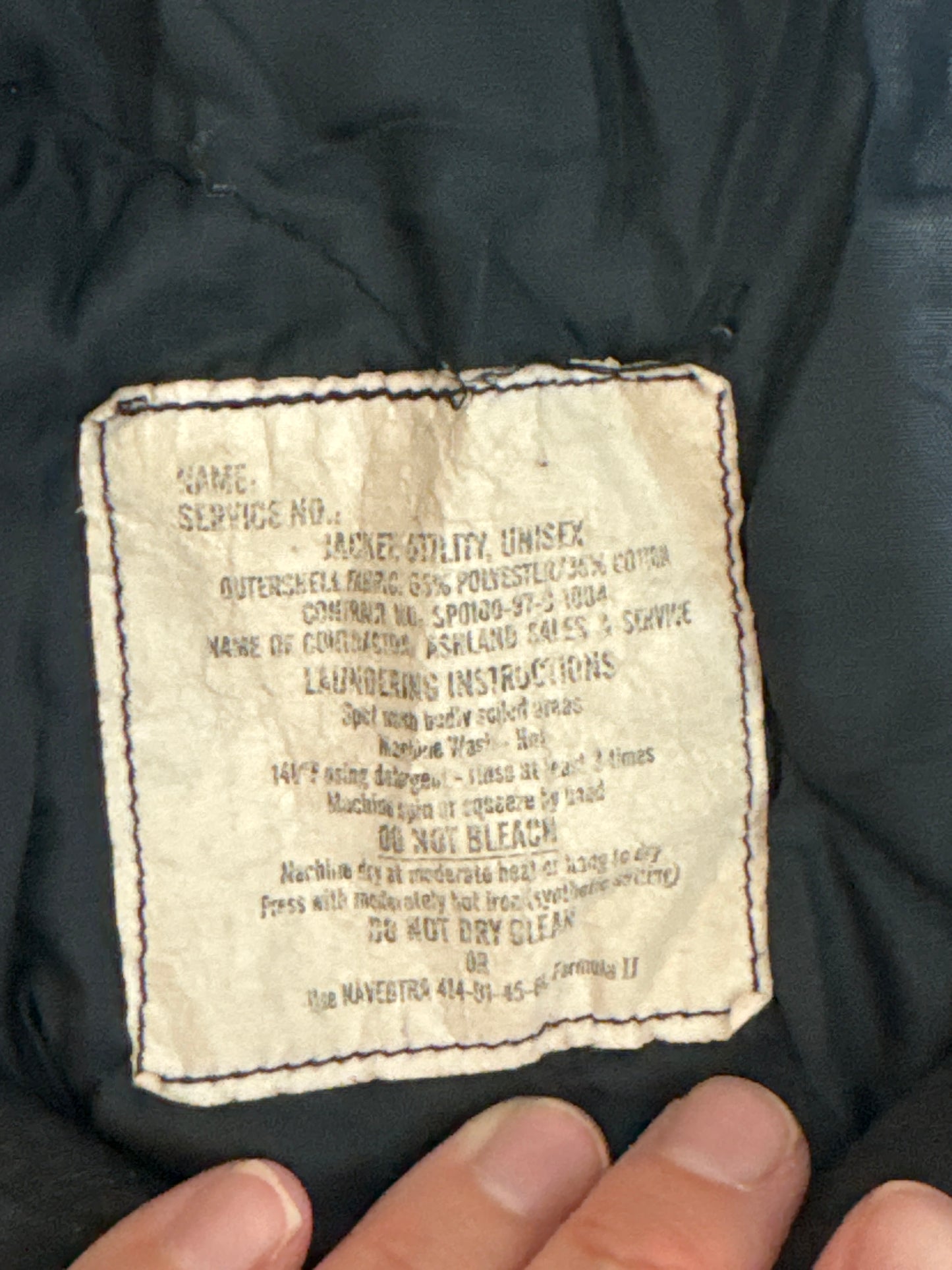 US Navy Utility Jacket Medium Short