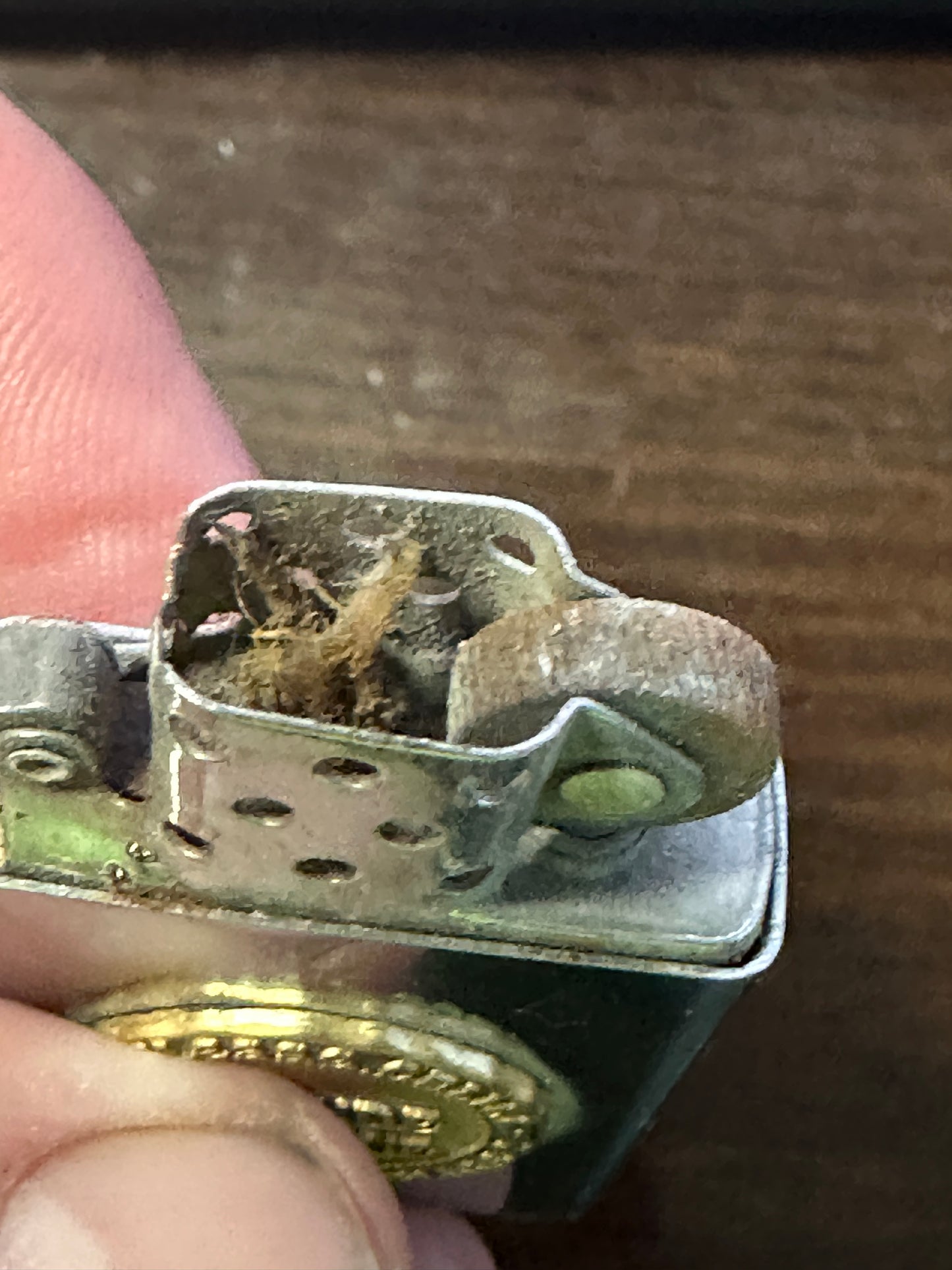 1970's Slim Zippo W/Grande Marque Emblem