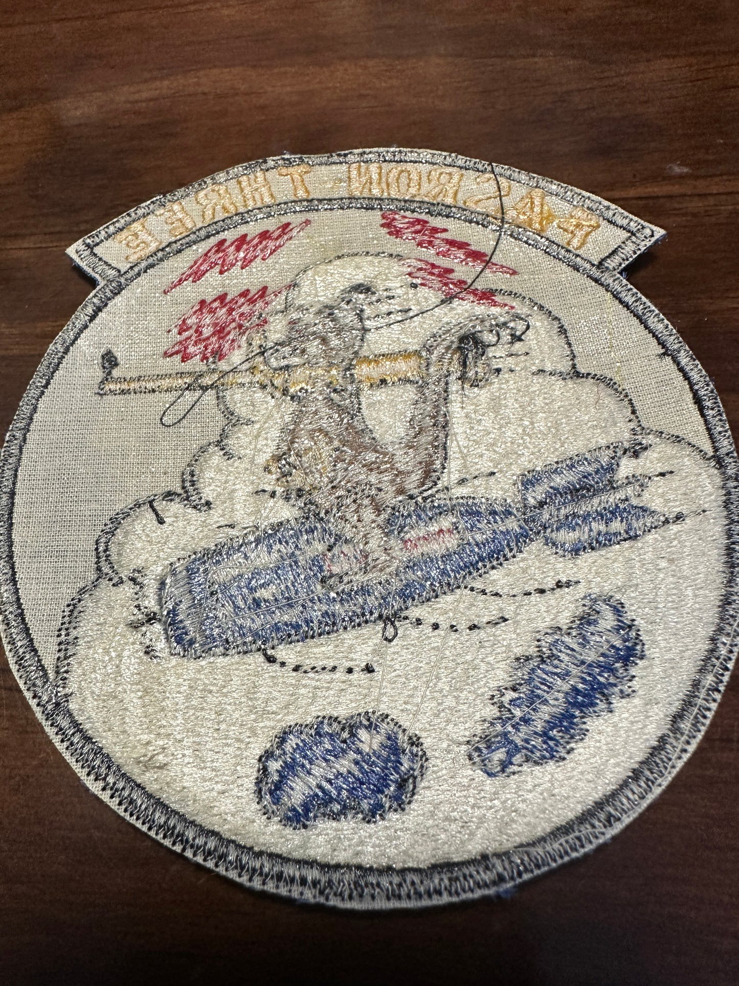 Vintage US Navy Fleet Air Service Squadron Fasron Three Patch