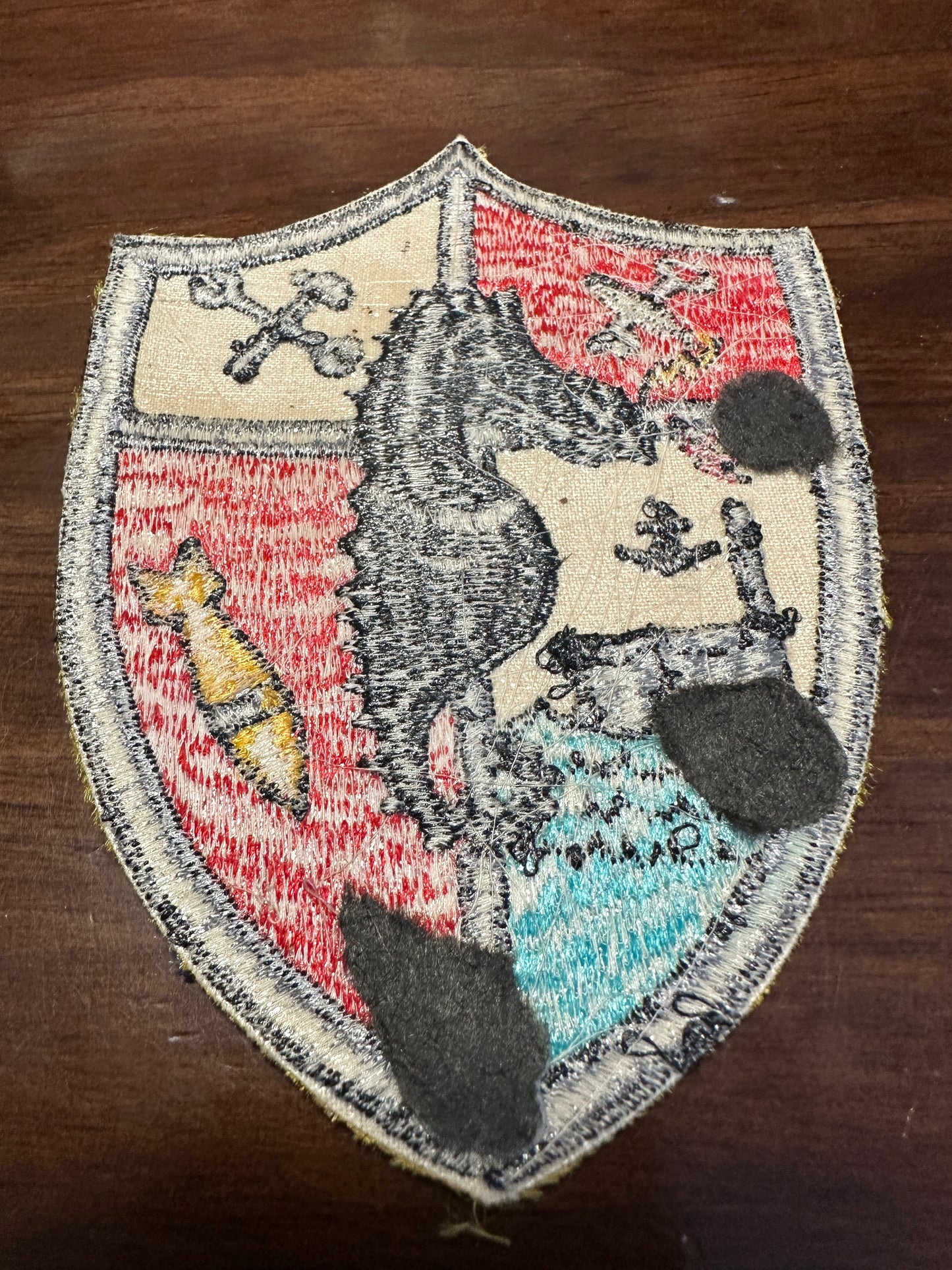 Vintage US Navy Fleet Air Service Squadron Fasron Four Patch