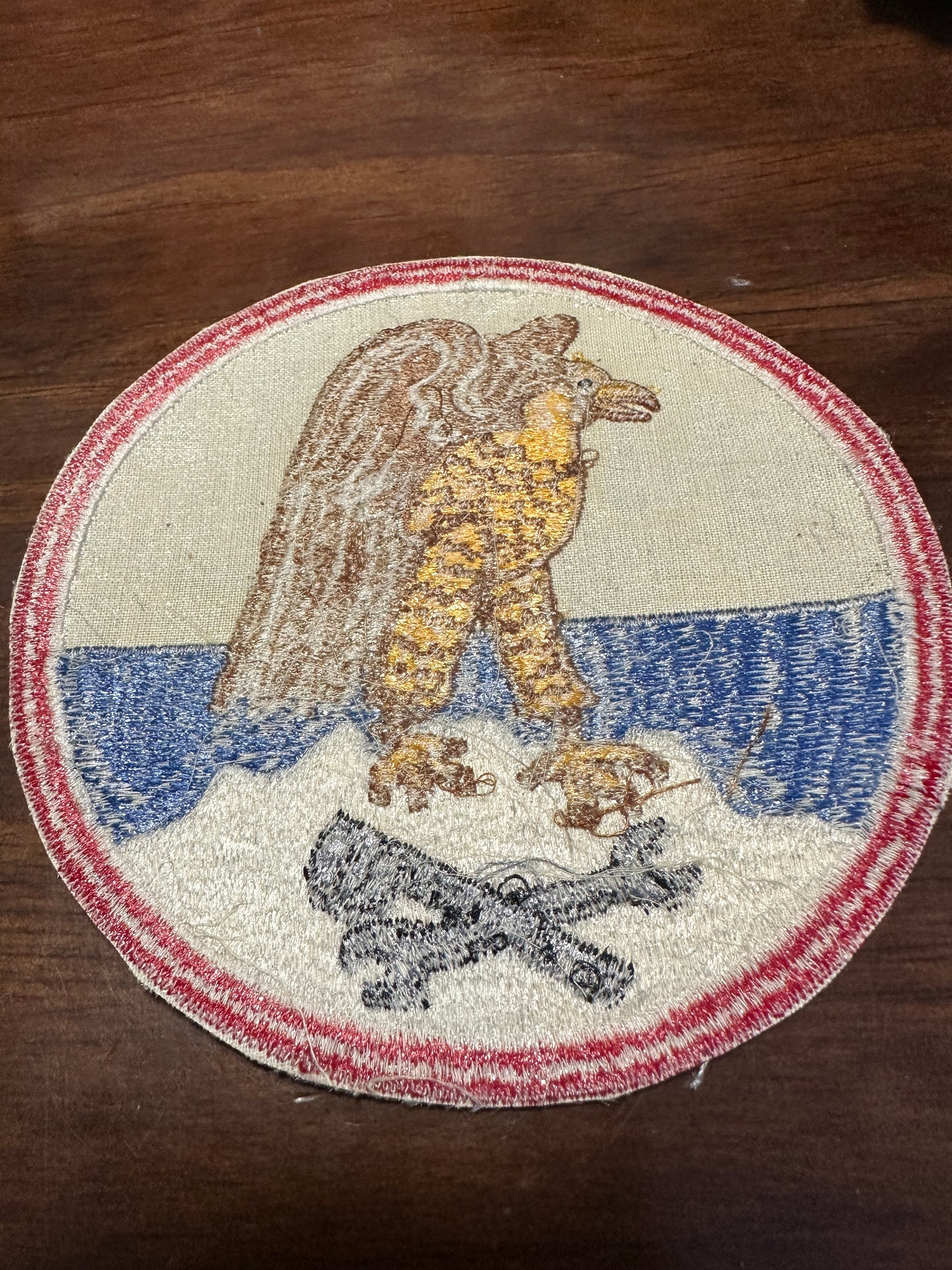 Vintage US Navy Fleet Air Service Squadron Fasron 106 Patch