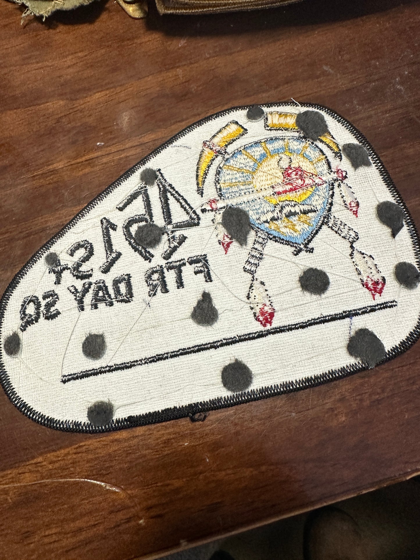 Vintage USAF 451st Fighter Day Squadron Patch - Warriors