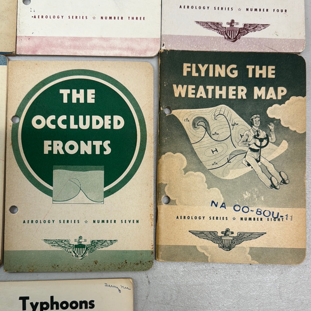 Vintage US Aerology Series Booklets 1-10