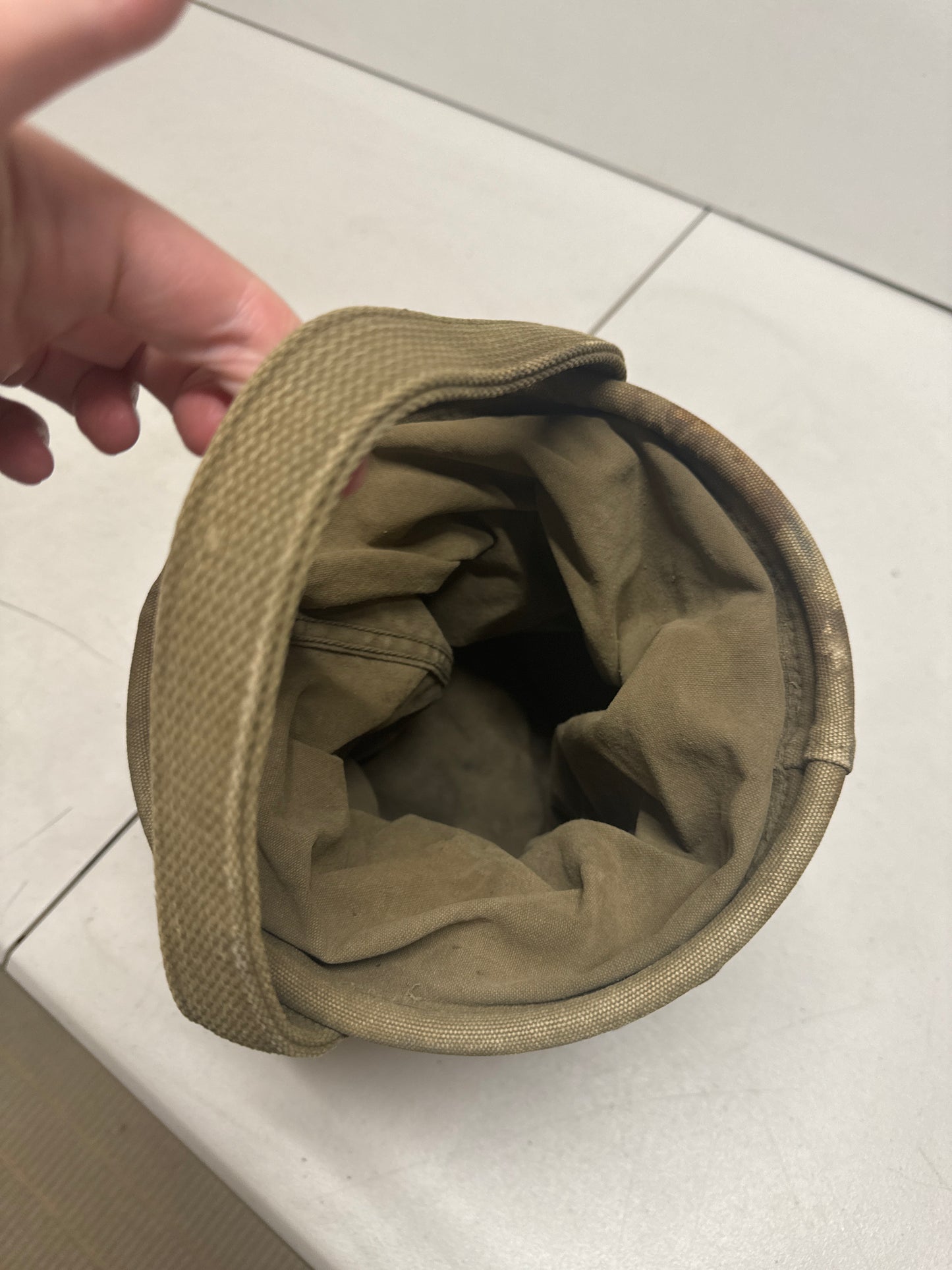 Vintage Canvas Water Bag US Military