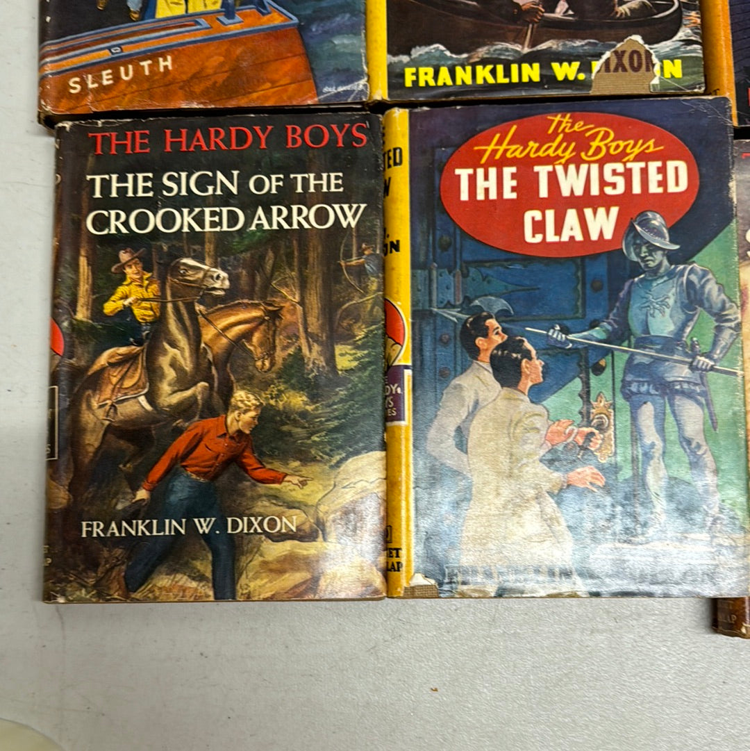 Vintage Hardy Boys lot of 8 books