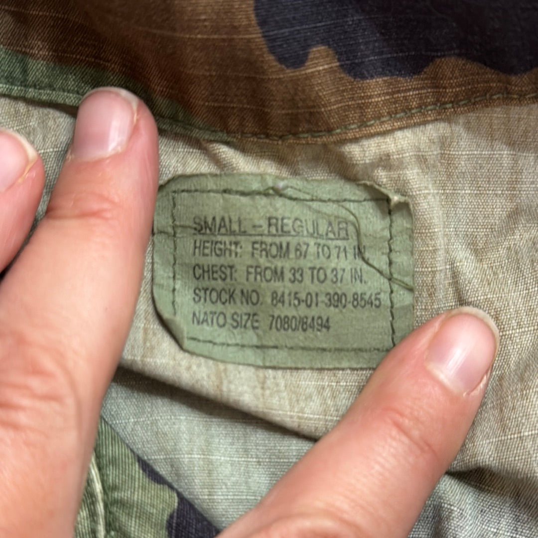 Vintage US Military Camo Jacket Small-Regular