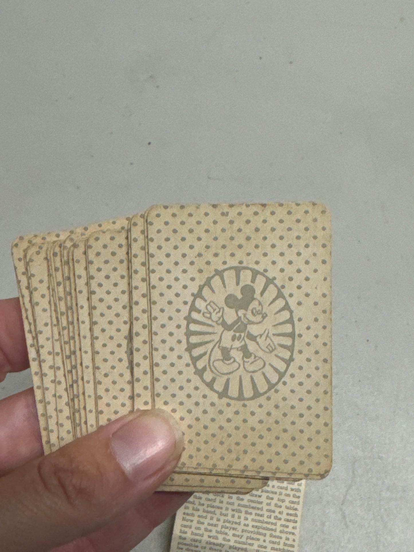 Vintage Mickey Mouse Card game vol 3