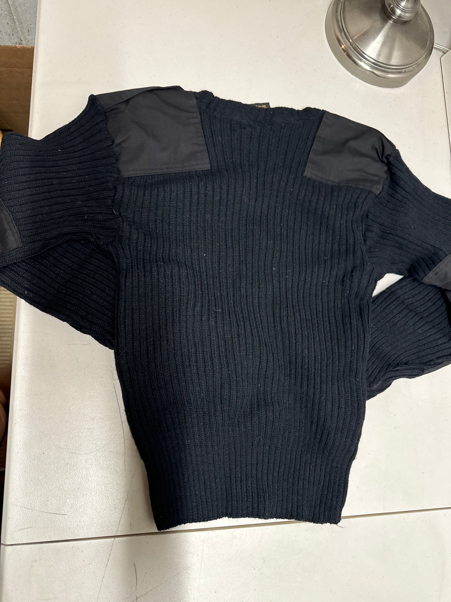 Vintage U.S. Command Military Sweater Black 40