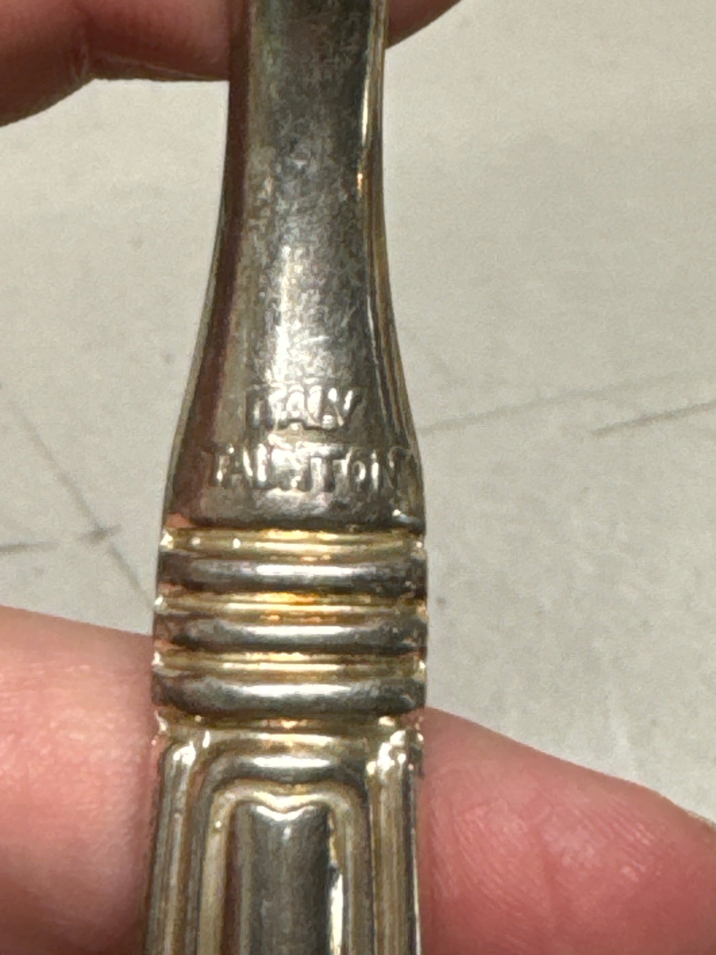 Vintage Taunton Silver Cake Server Made In Italy