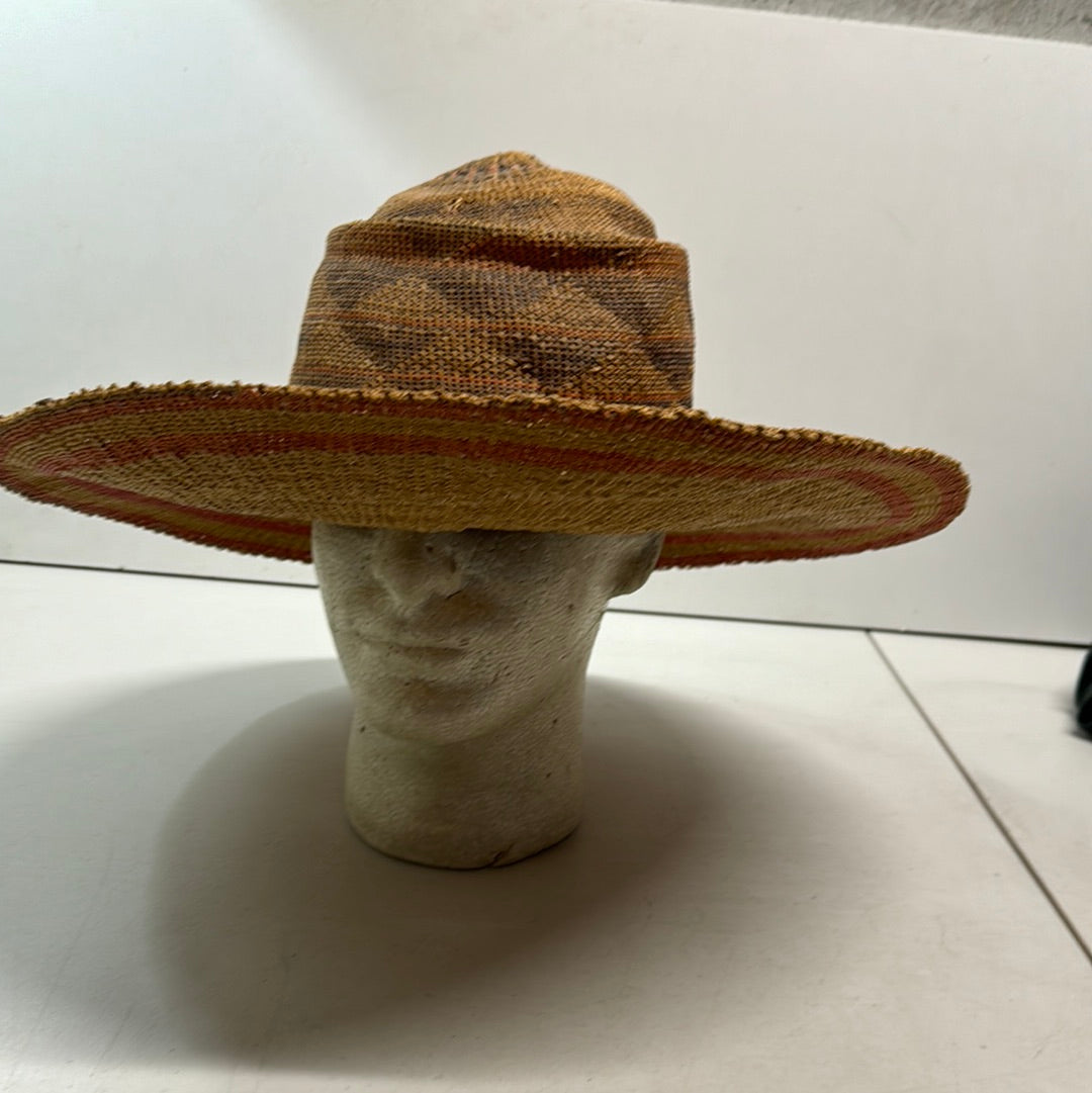 Vintage Rafia Sun Hat