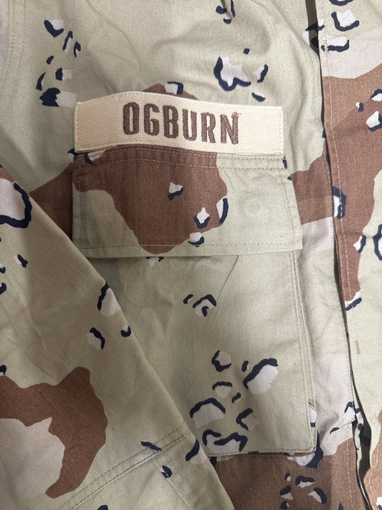 Vintage Military Chocolate Chip Camo Jacket-Medium Regular