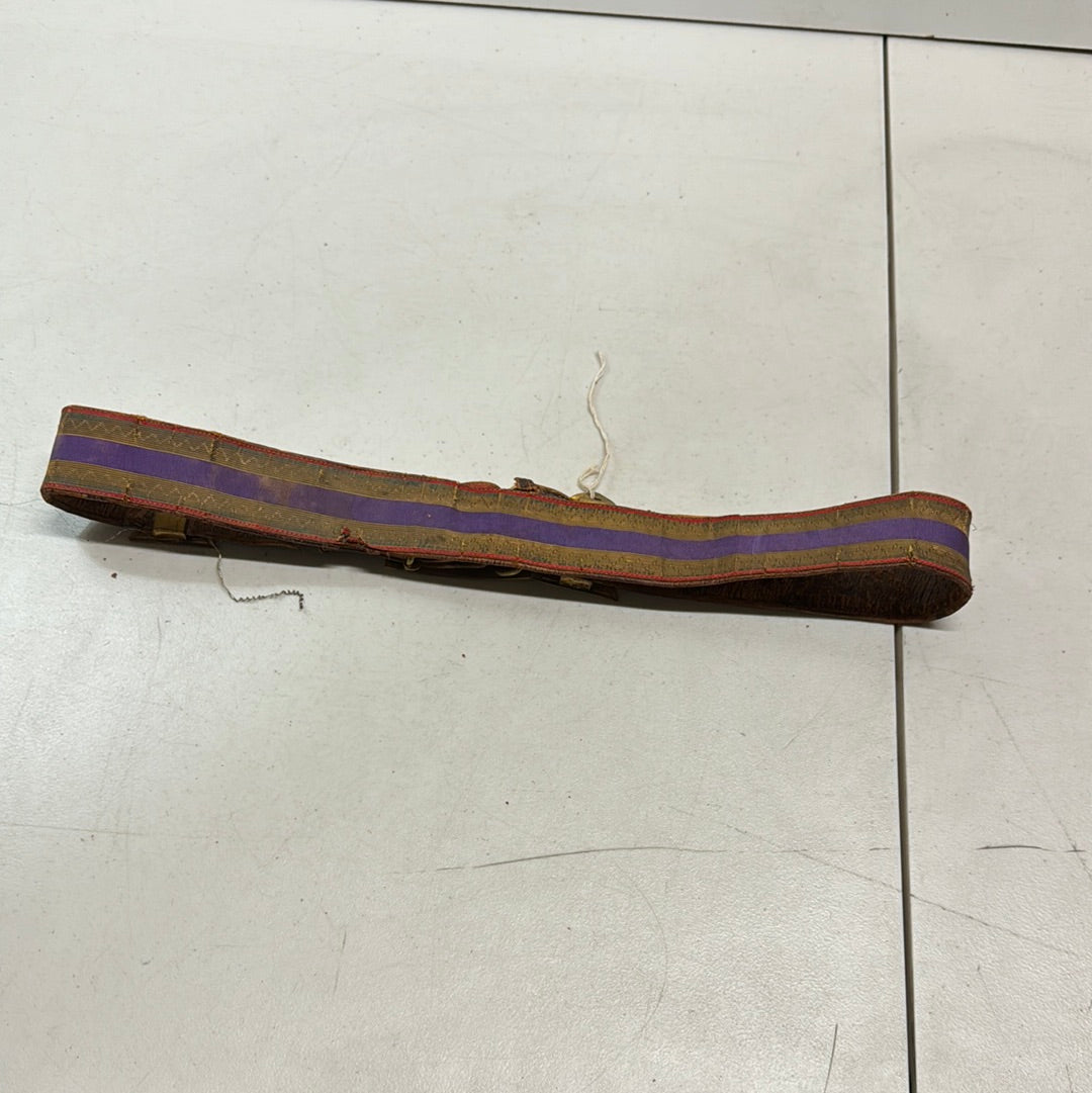 Vintage Odd Fellows Patriarchs Miltant Pettibone Bros Belt