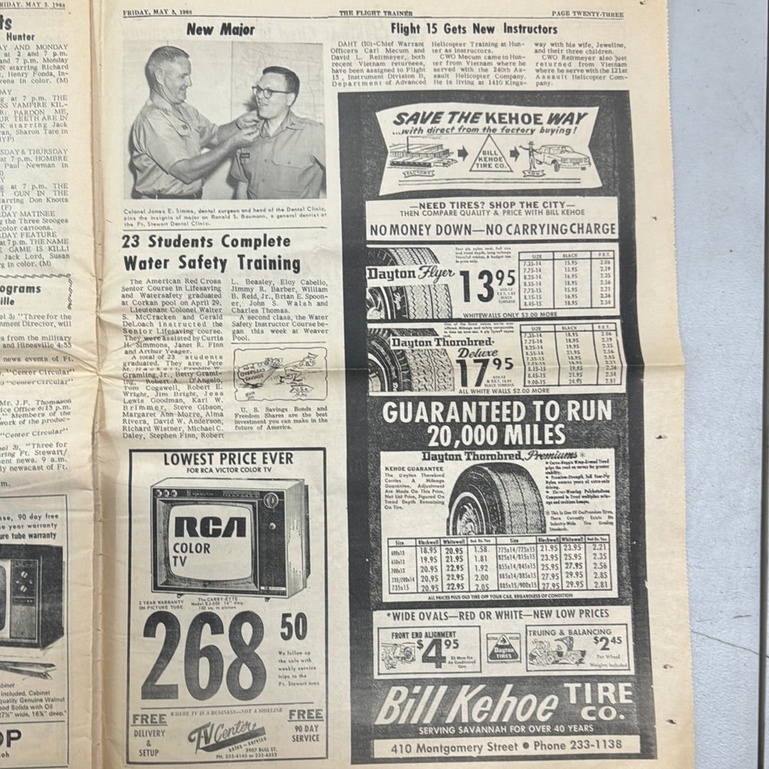The Flight Trainer Newspaper Vol 1-No. 40 1968