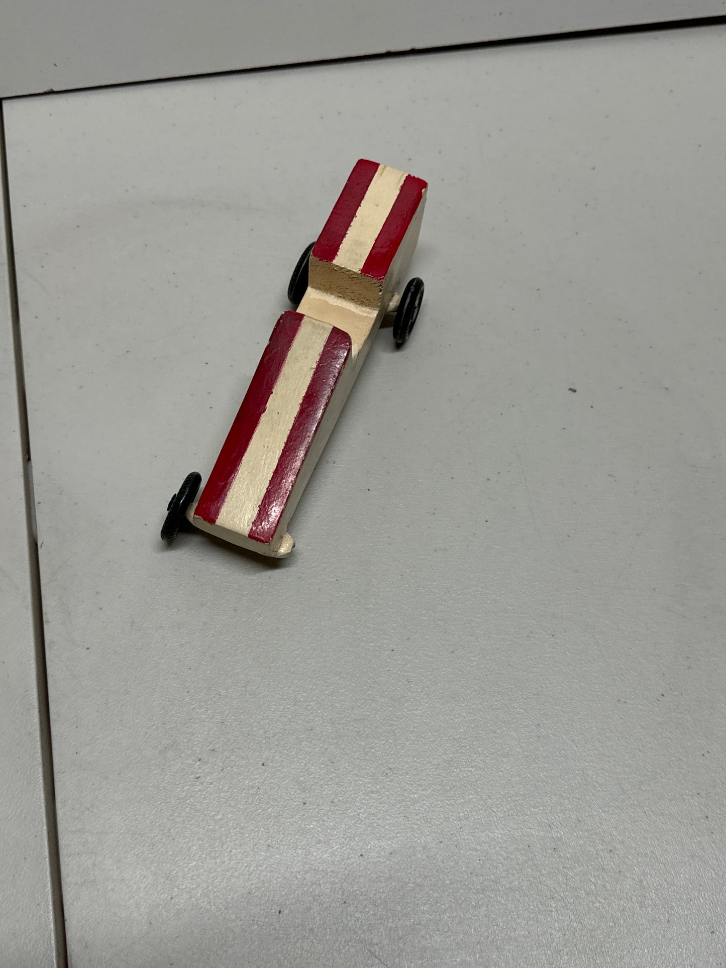 Vintage Boy Scout Pine Wood Derby Car