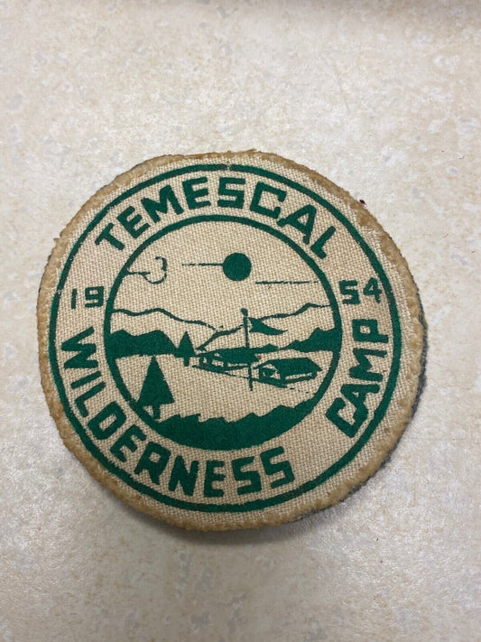 1954 Temescal Wilderness Camp Patch