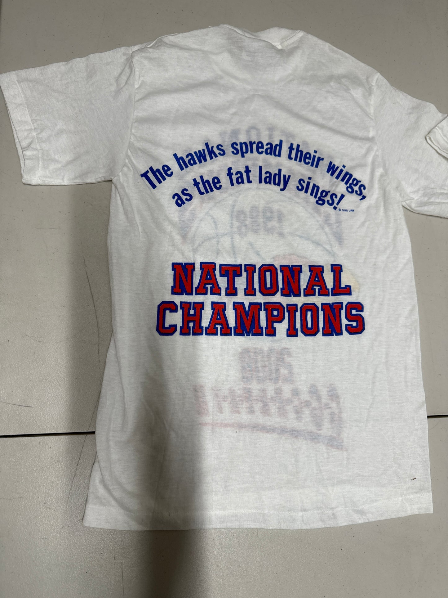 Vintage KU Jayhawks National Championship Shirt 2008