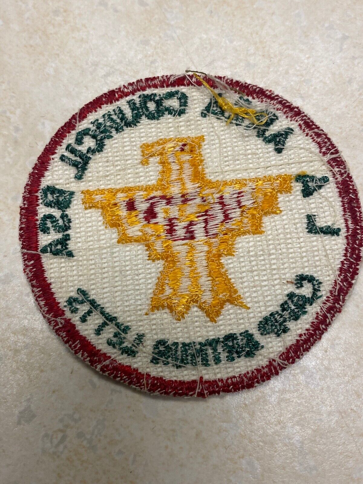 Camp Arthur Letts Cut Edge Twill Camp Patch - LA Area Council