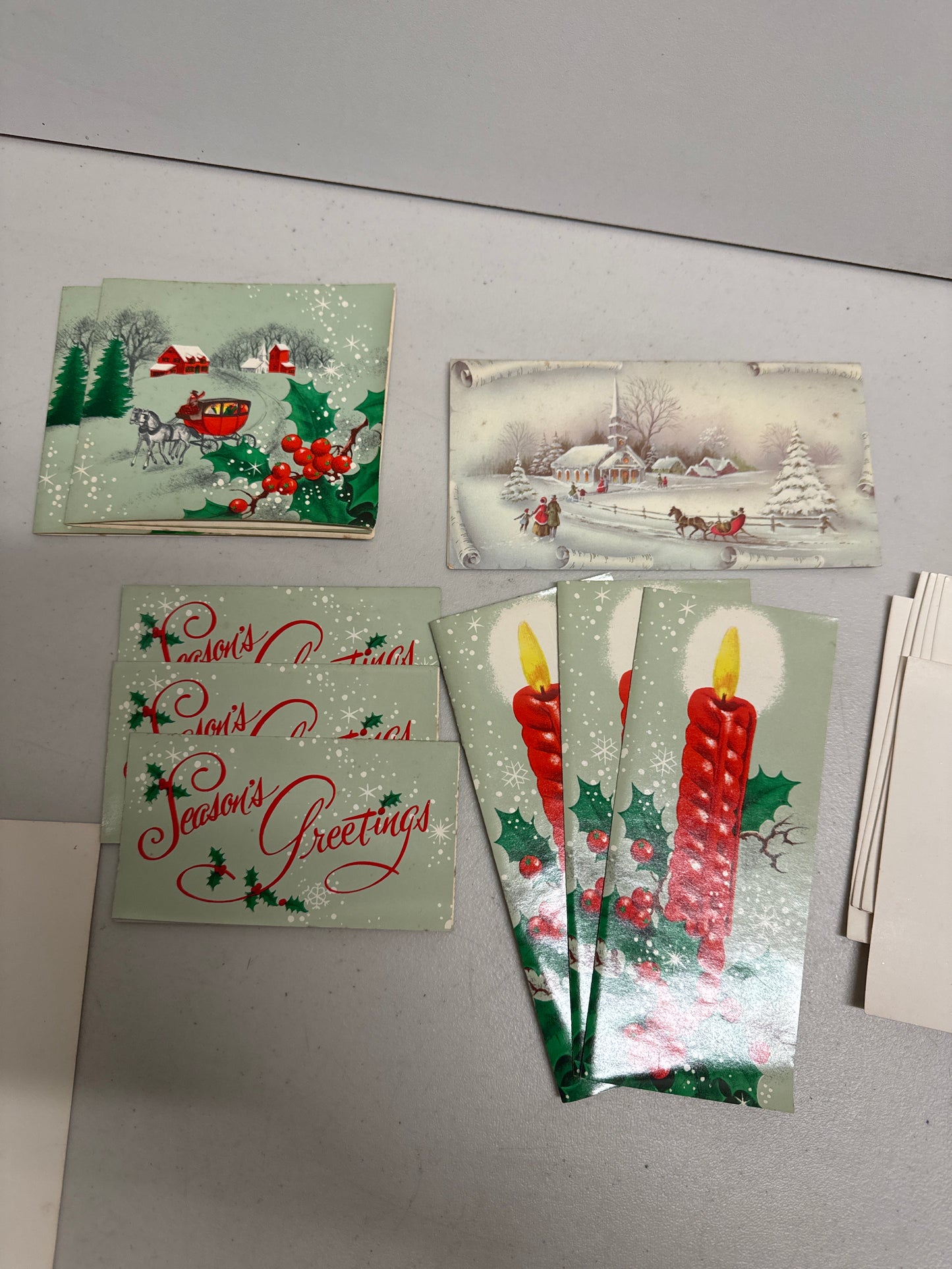 Vintage Lot of Christmas Cards