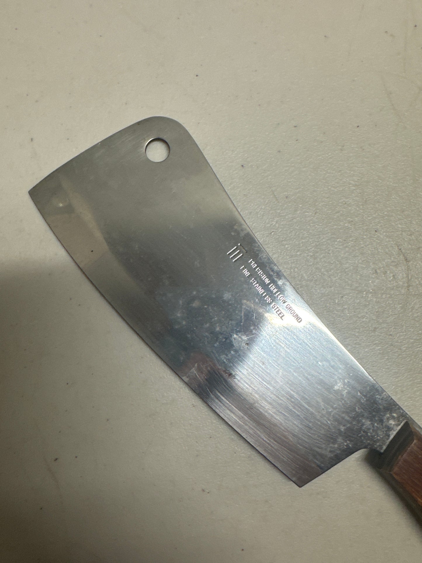 precision hollow ground cleaver