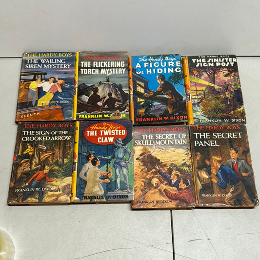 Vintage Hardy Boys lot of 8 books