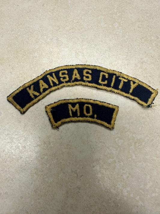 Kansas City Missouri Blue & Gold BGS Cub Scout Community & State Strips