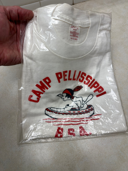 Vintage Boy Scout Camp Pellissippi T-Shirt - Size Medium - NOS