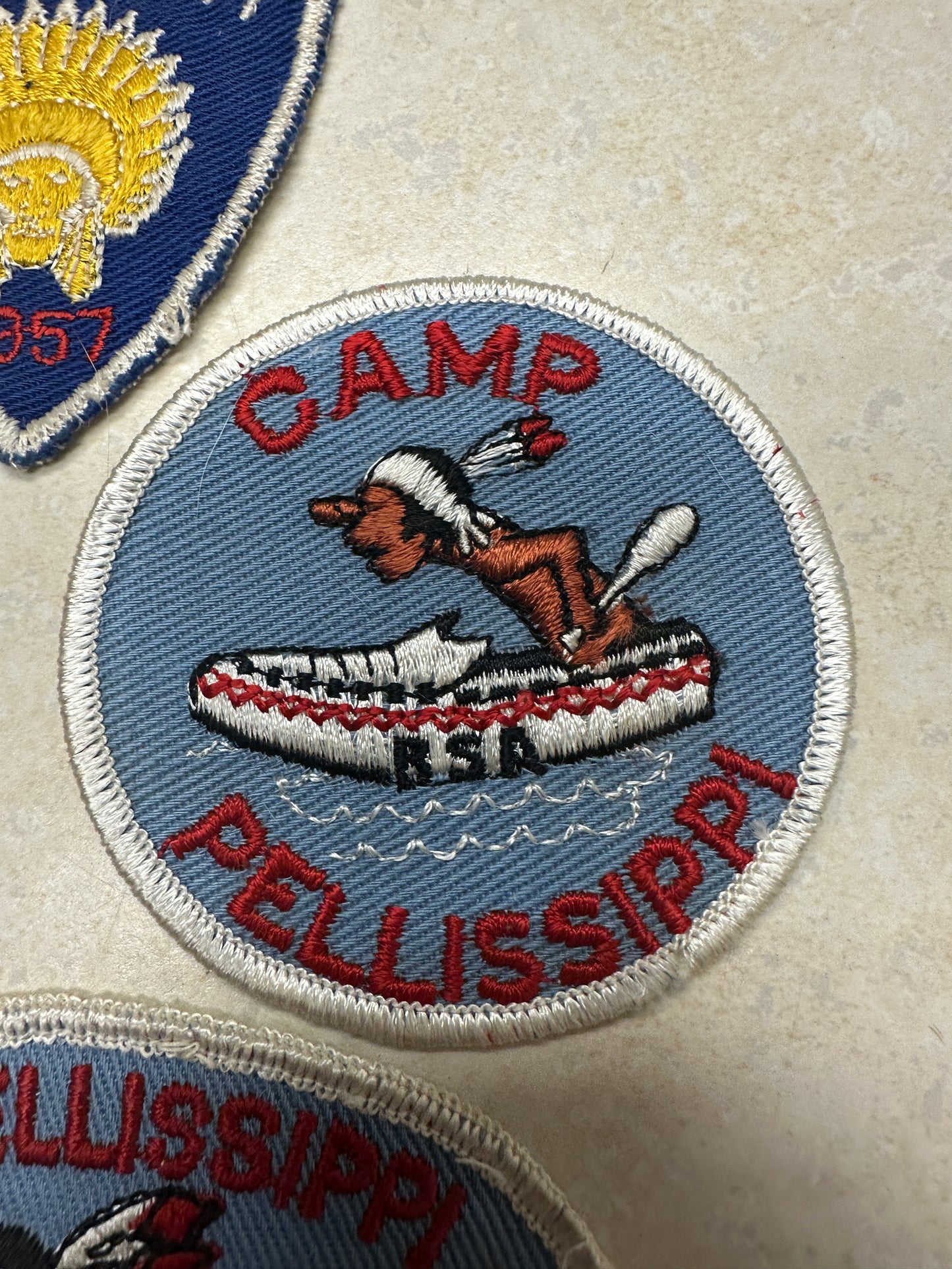 Lot of Camp Pellissippi Camp Patches - Tennessee