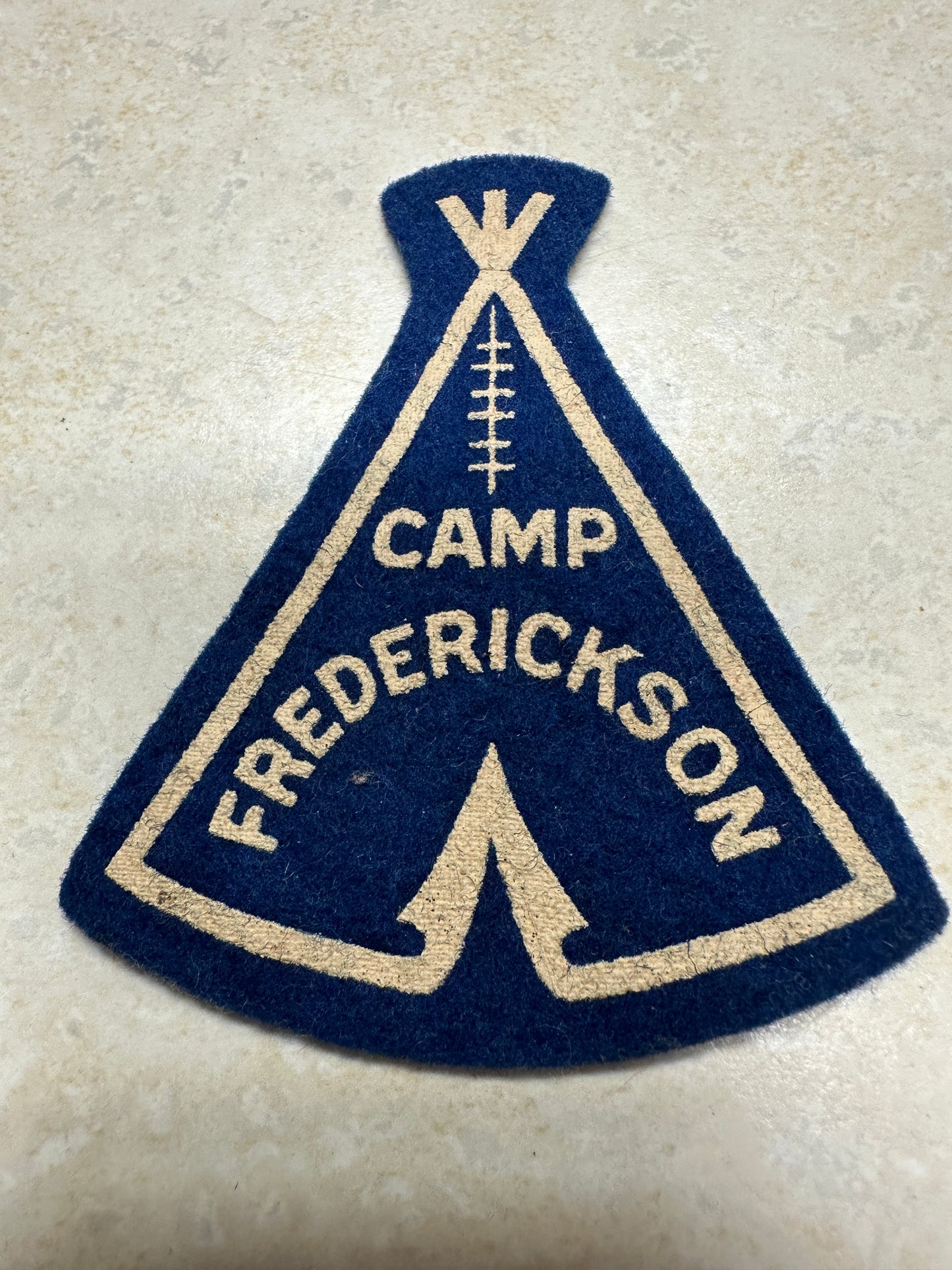 Camp Fredrickson Felt Camp Patch - Ohio