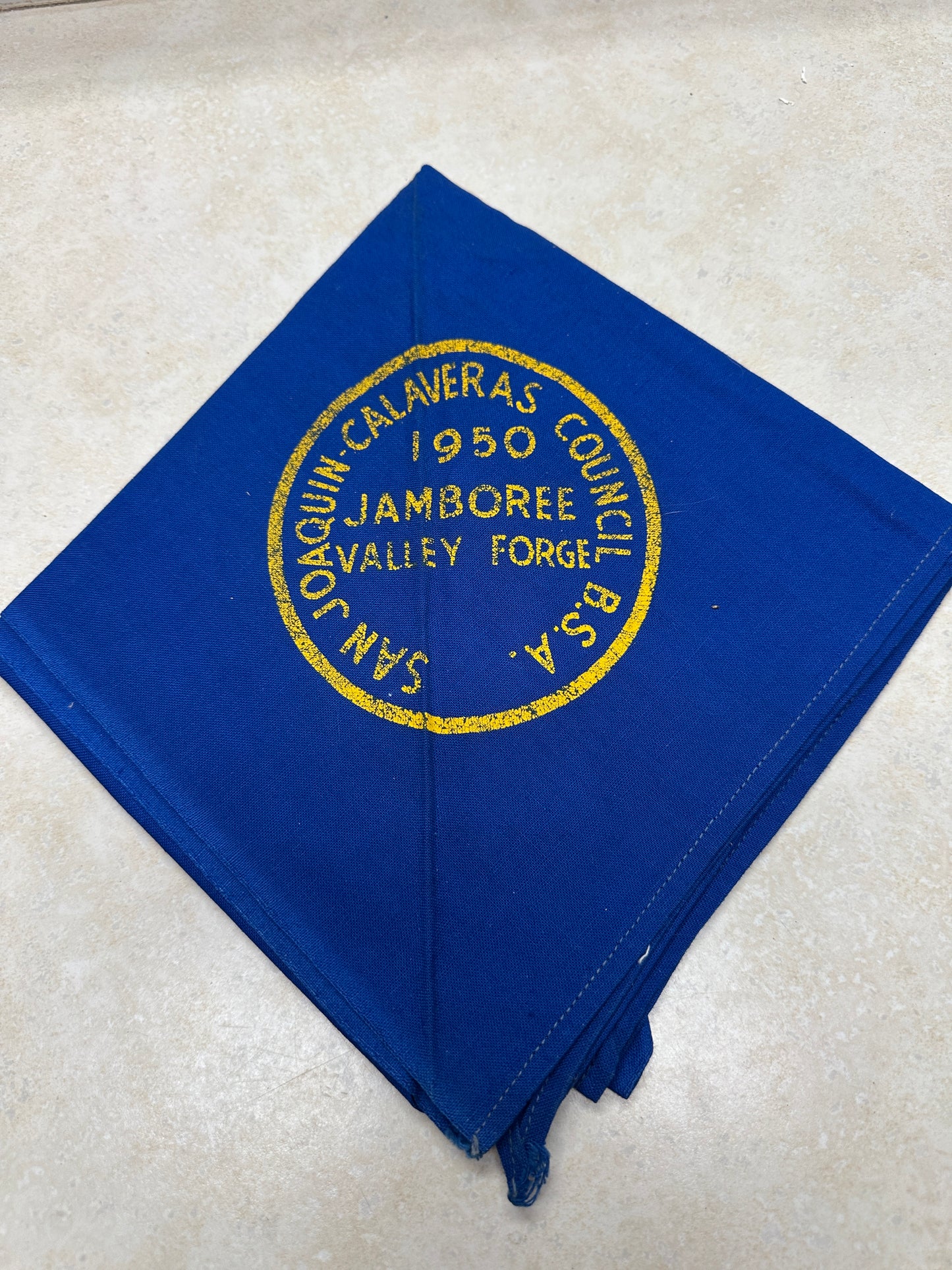 1950 National Jamboree San Joaquin Council Contingent Neckerchief