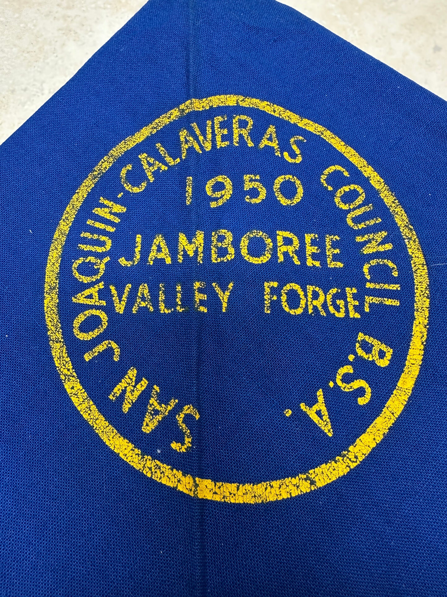 1950 National Jamboree San Joaquin Council Contingent Neckerchief