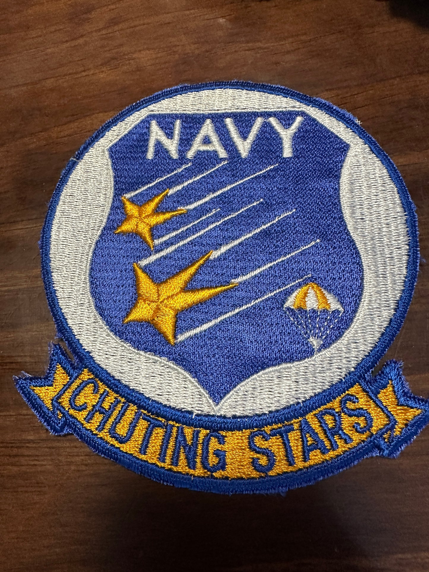 Vintage US Navy Chuting Stars Patch