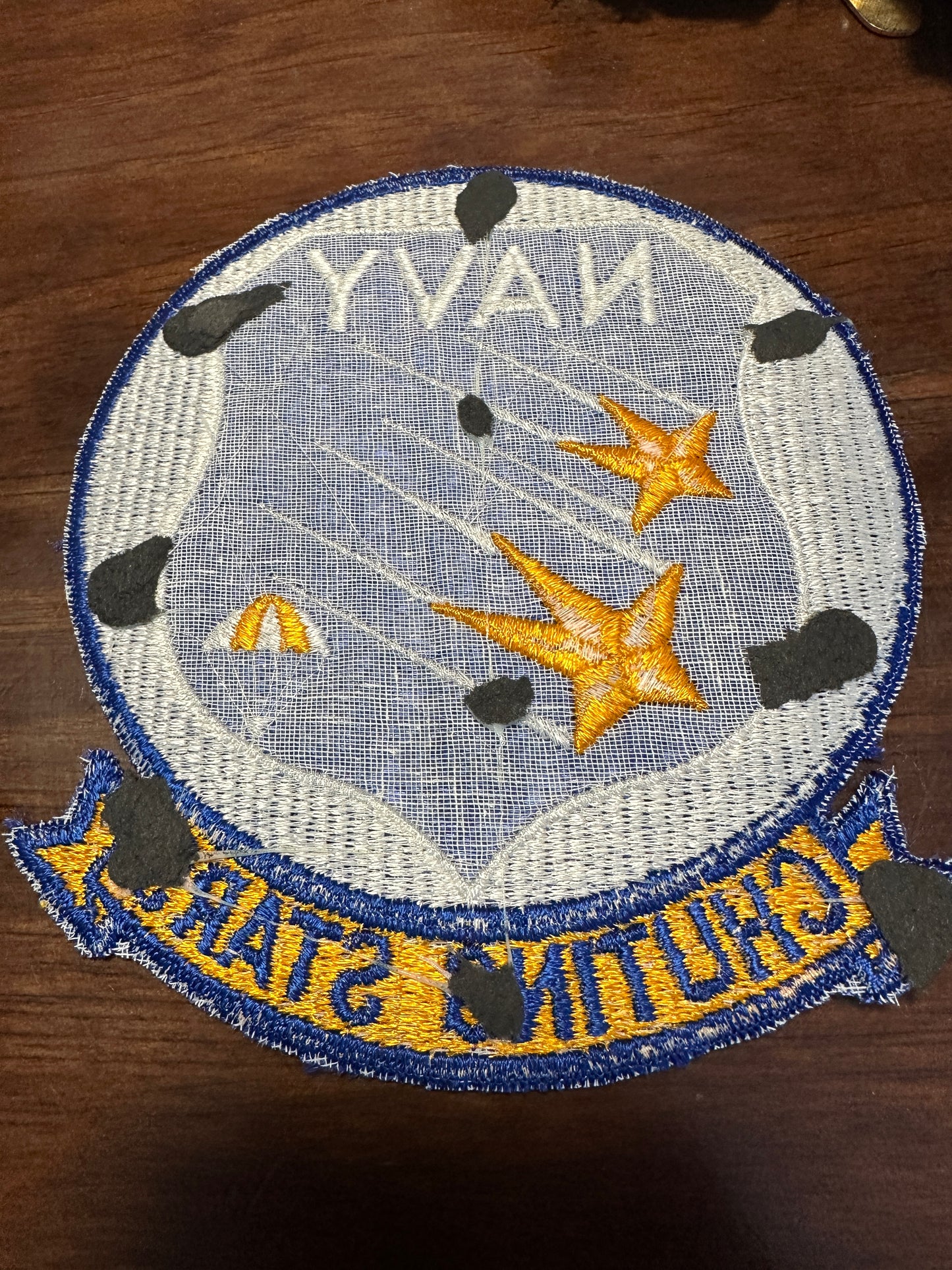 Vintage US Navy Chuting Stars Patch