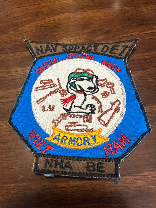 Vintage US Navy Vietnam Support Detachment NHA BE Patch