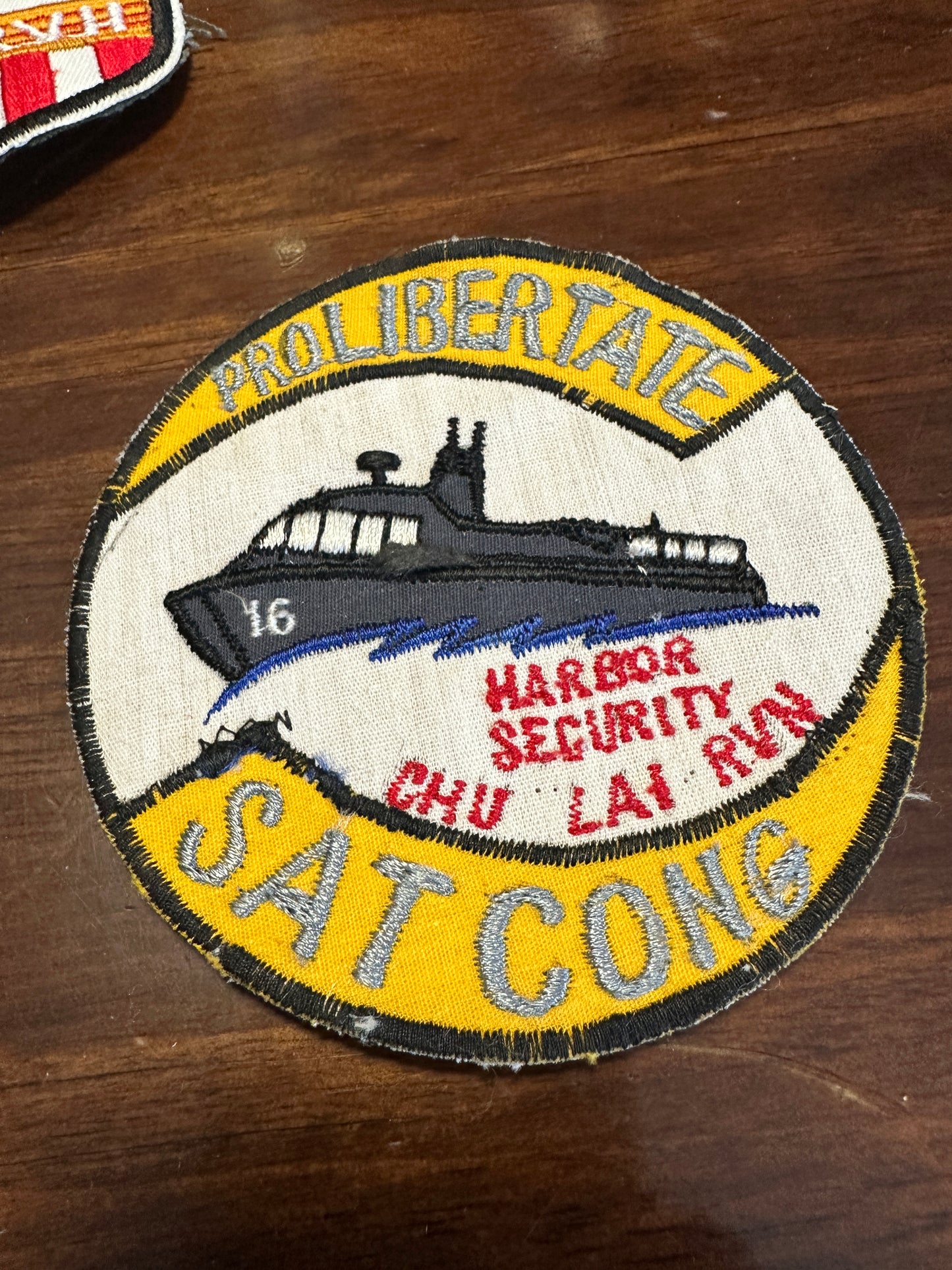 Vintage US Navy Vietnam Harbor Security Chu Lai RVN Patch