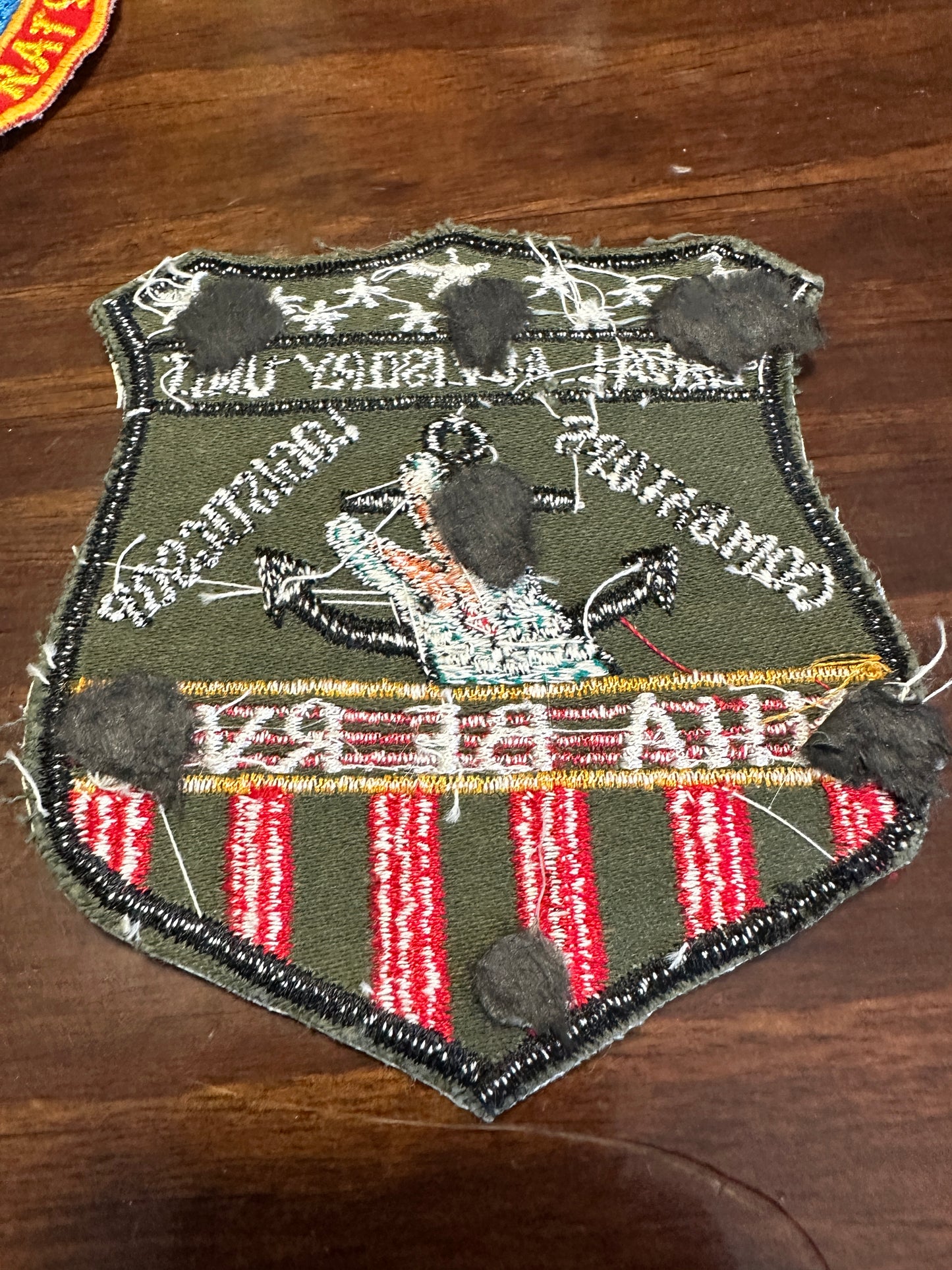 Vintage US Navy Vietnam Naval Advisory Unit Nha Be RVH Patch