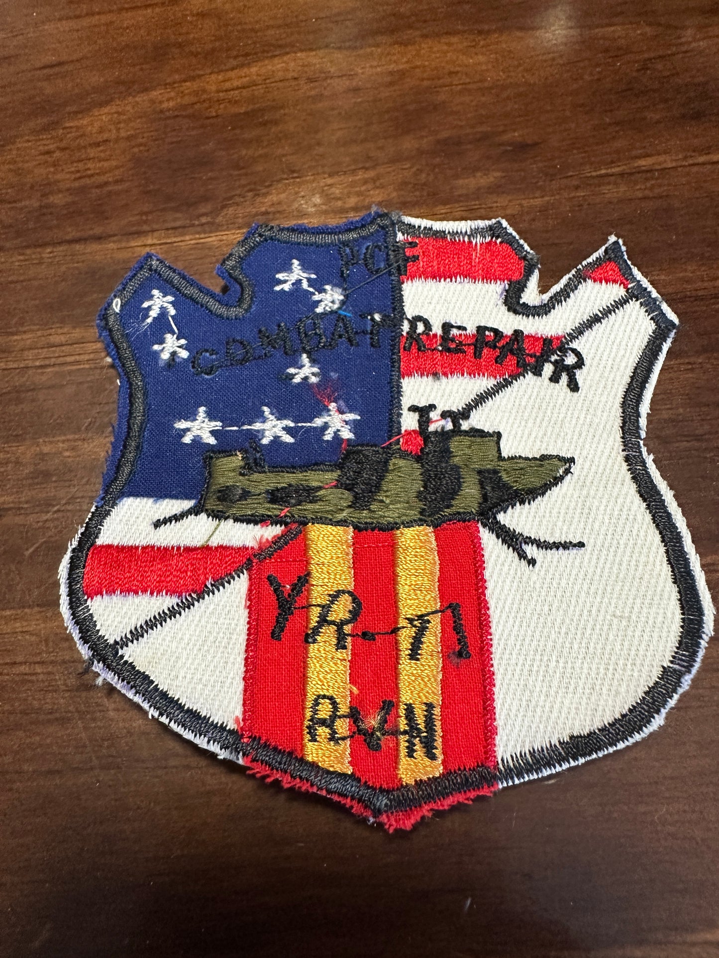 Vintage US Navy Vietnam Combat Repair YR-71 Patch