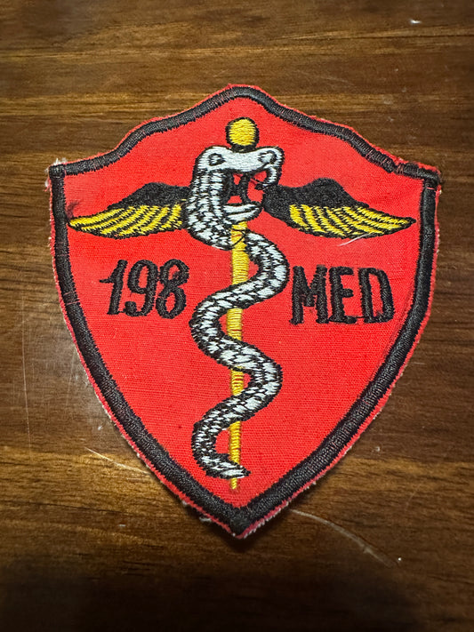 Vintage US Army 198th Medical Battalion Patch