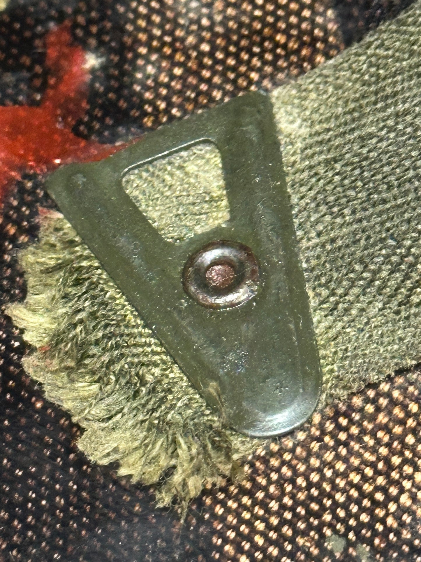 US Military M1 Helmet W/Liner Named Fixed Bale