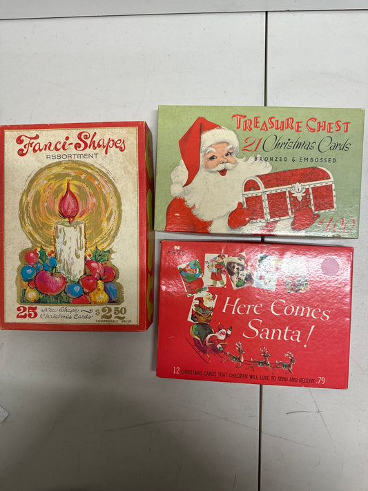 Vintage lot of Christmas Cards