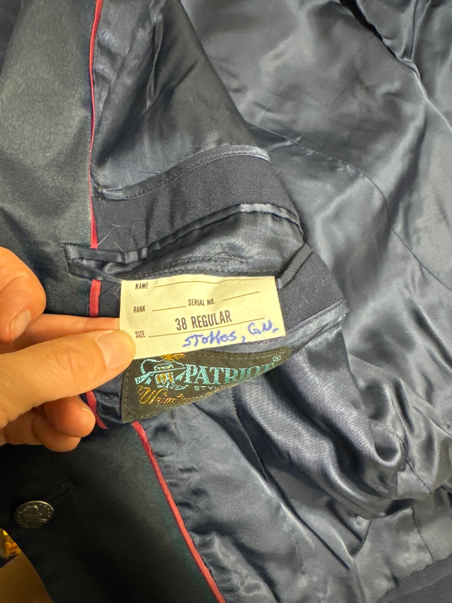 US Airforce Dress Uniform Jacket 38R and Pants 32" X 29.5"