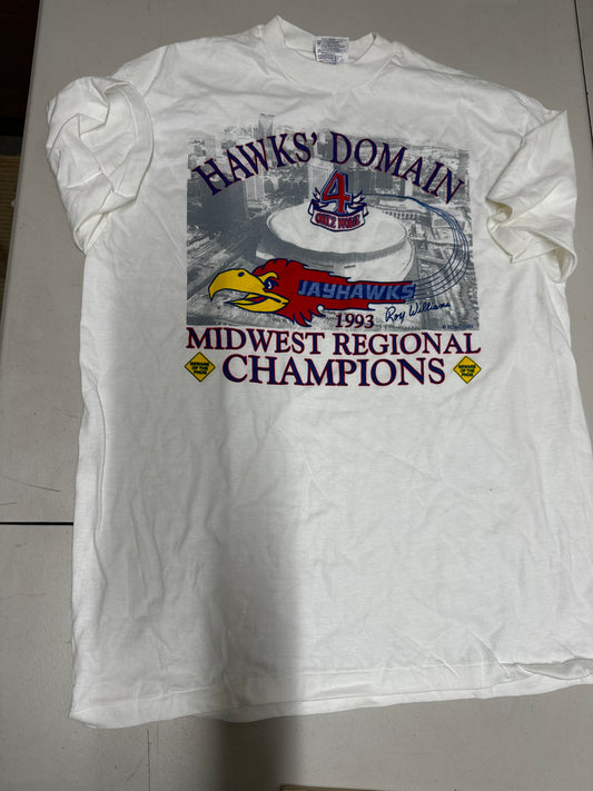 1993 KU Jayhawks Midwest Regional Champs T-Shirt