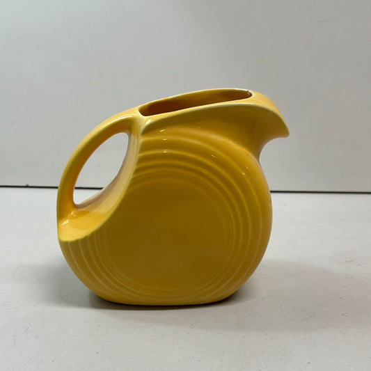 1930's  Fiestaware Disk Juice Pitcher yellow