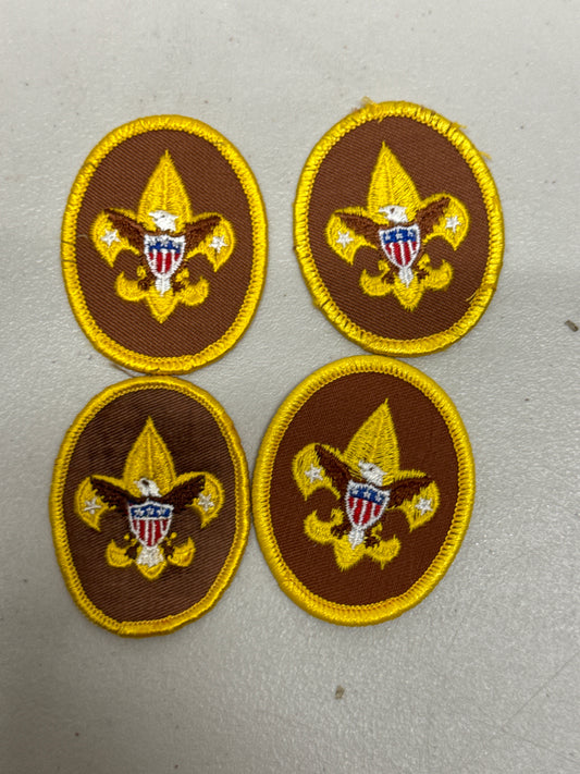 Boy Scout Tenderfoot Rank Patch Oval lot of 4