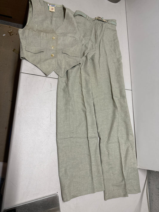 Vintage Juniors College Town Pants and Vest size 5/6