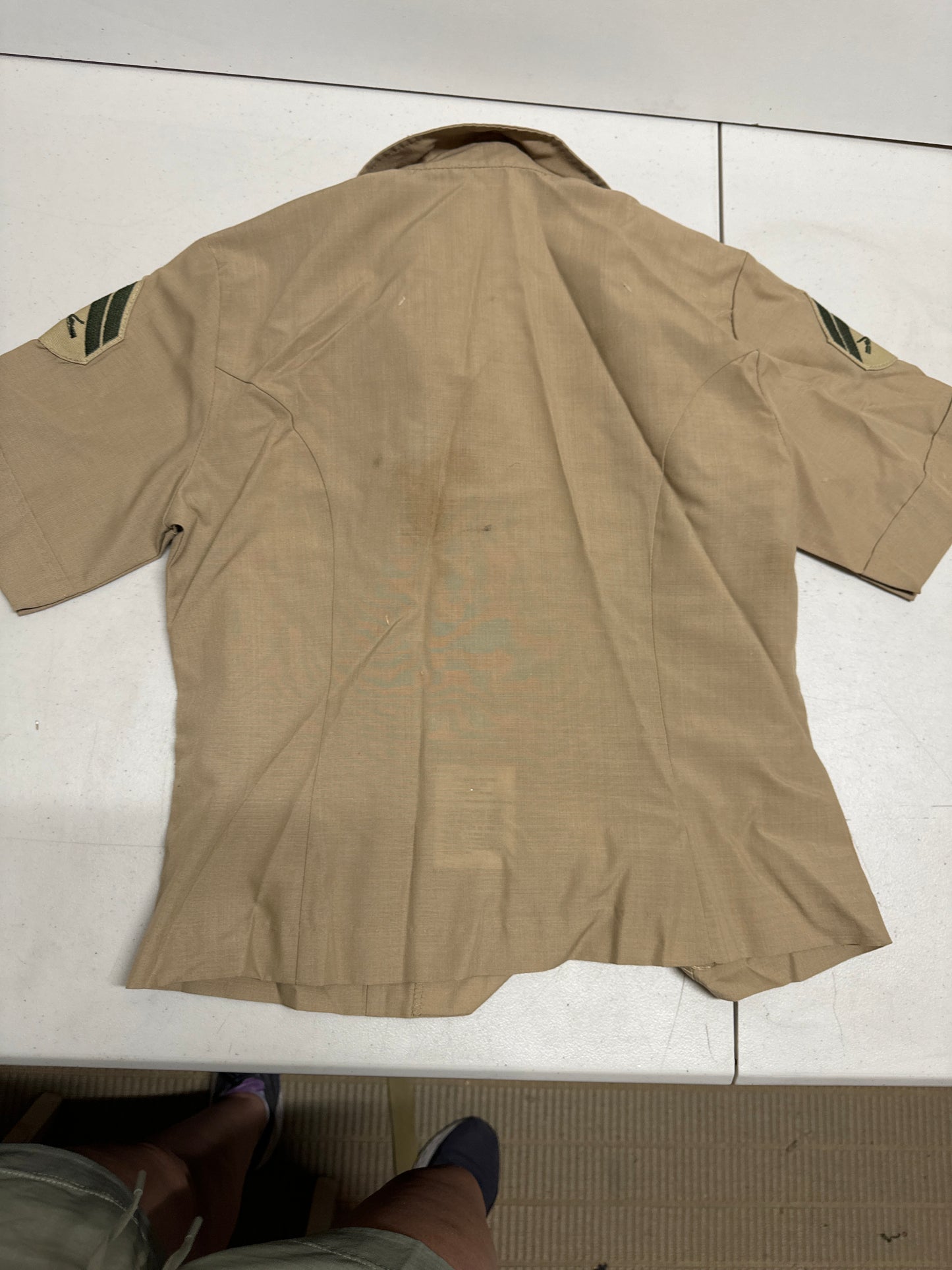 US Marine Core Womens Short Sleeve Uniform Shirt 12 Short