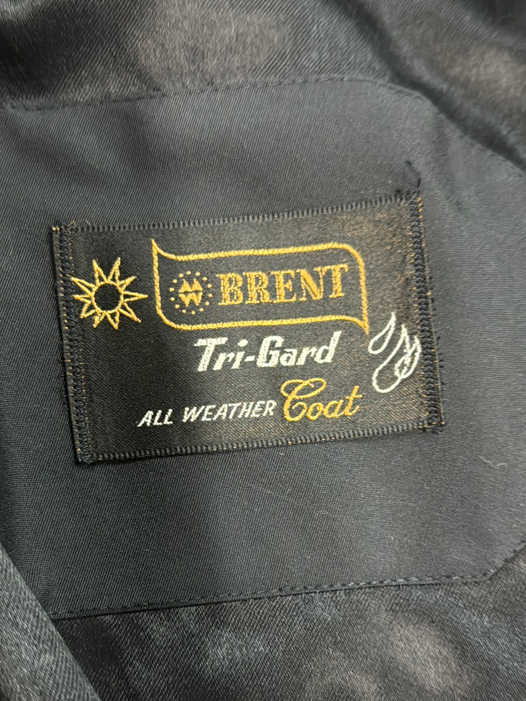 Vintage Brent Tri-Guard All Weather Lined Coat Mens