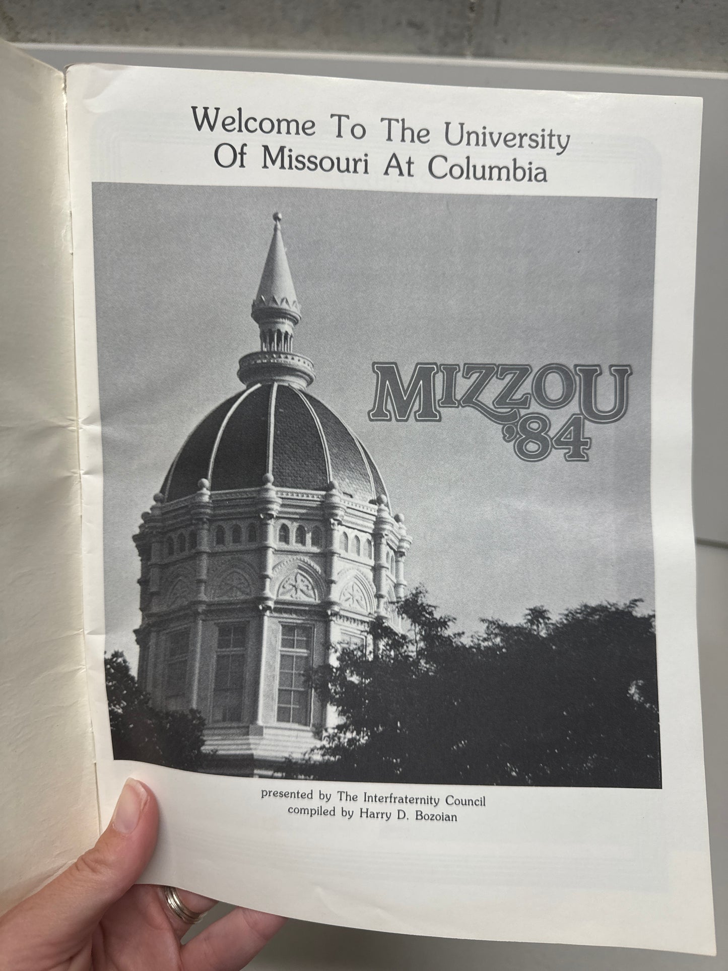 1984 University of Missouri at Columbia Freshman Record