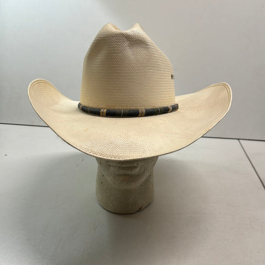 Vintage Wrangler Straw Cowboy Hat size 7 1/4