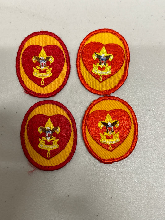 Boy Scout Life Rank Patch Oval lot of 4